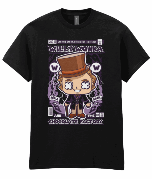 Willy Wonka Pop Art Unisex T-Shirt