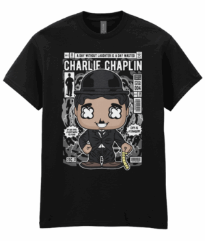 Charlie Chaplin Pop Art Unisex T-Shirt