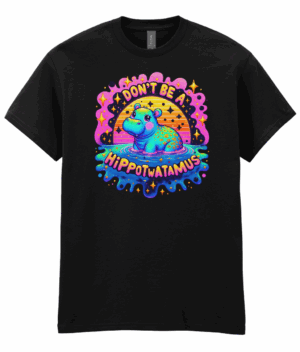 Don't Be A Hippotwatamus Unisex T-Shirt