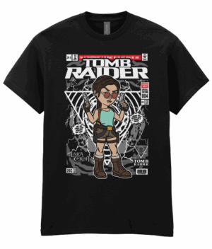 Lara Croft Tomb Raider Pop Art Unisex T-Shirt