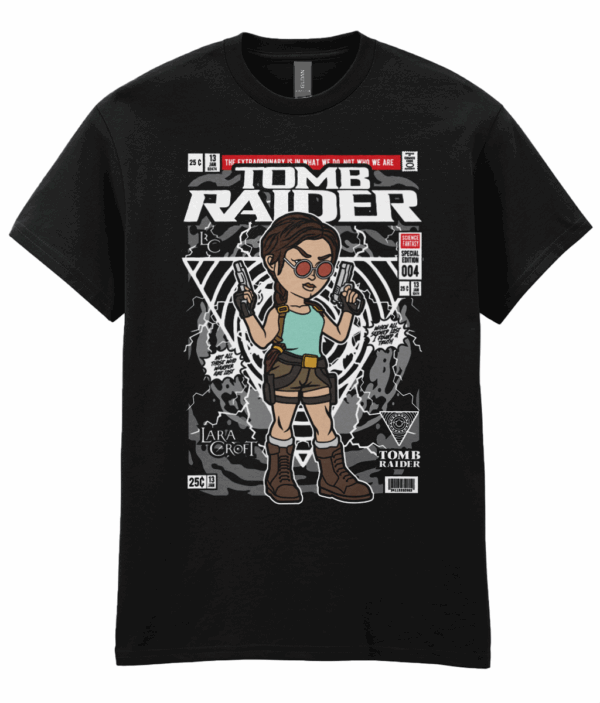 Lara Croft Tomb Raider Pop Art Unisex T-Shirt