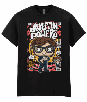 Austin Powers Pop Art Unisex T-Shirt