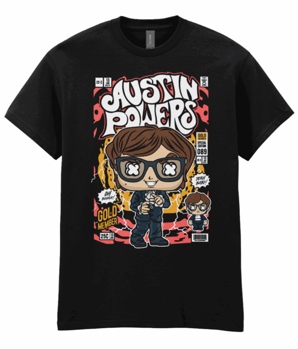 Austin Powers Pop Art Unisex T-Shirt