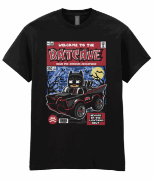 Batman Batmobile Pop Art Unisex T-Shirt