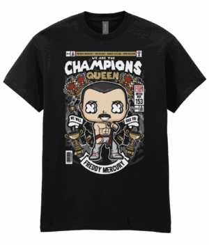 Freddy Mercury Queen Pop Art Unisex T-Shirt