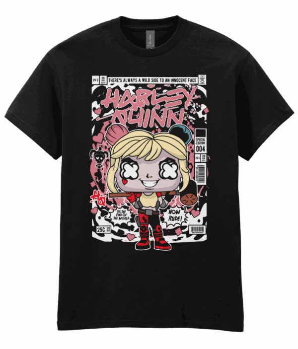 Harley Quinn Pop Art Unisex T-Shirt
