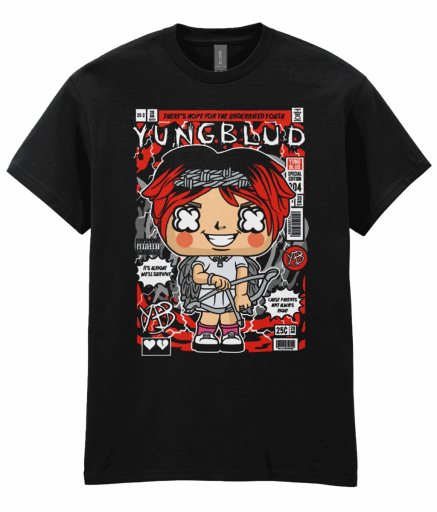 YUNGBLUD グラフィックTシャツ Lサイズ Hot Yungblud And Ozzy Osbourne Signature Cotton Unisex S-235XL Tee